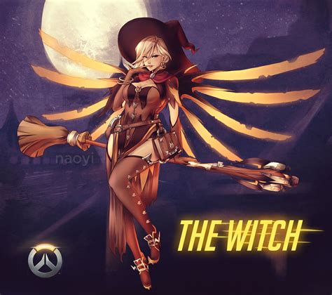 Unleashing the Power: Witch Mercy Comes to Life in This Illustration